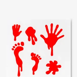 Decorazioni insanguinate per finestre - 6 pz