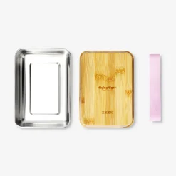 Designer Collection - Cestino per il pranzo in acciaio con coperchio - 17 cm