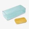 Designer Collection - Contenitore in vetro verde con coperchio - 2,3 L