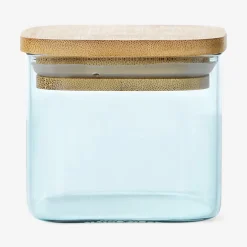 Designer Collection - Contenitore in vetro verde con coperchio - 200 ml