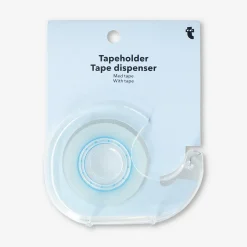 Dispenser di nastro adesivo blu con rotolo di nastro