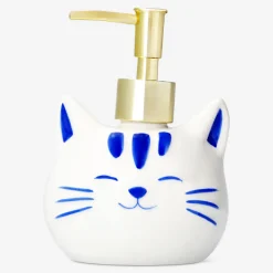 Distributore di sapone per gatti con pompa dorata
