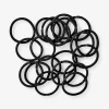 Elastici per capelli neri - 20 pz