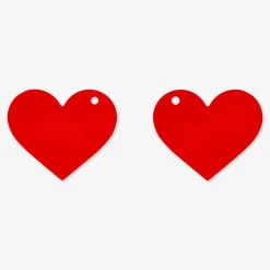 Etichette regalo a forma di cuore - 10 pz
