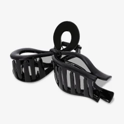 Fermaglio per capelli con fiocco nero