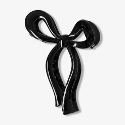 Fermaglio per capelli con fiocco nero