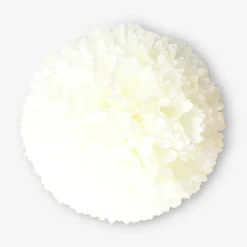 Fiore decorativo bianco - 40 cm