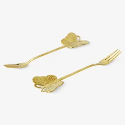 Forchettine da dessert con farfalla - 2 pz