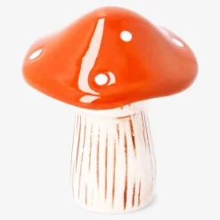 Fungo decorativo rosso - 8 cm