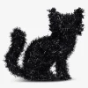 Gatto nero decorativo seduto - 34 cm