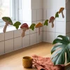 Ghirlanda di funghi in feltro - 200 cm