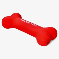 Giocattolo da masticare per animali - Osso rosso