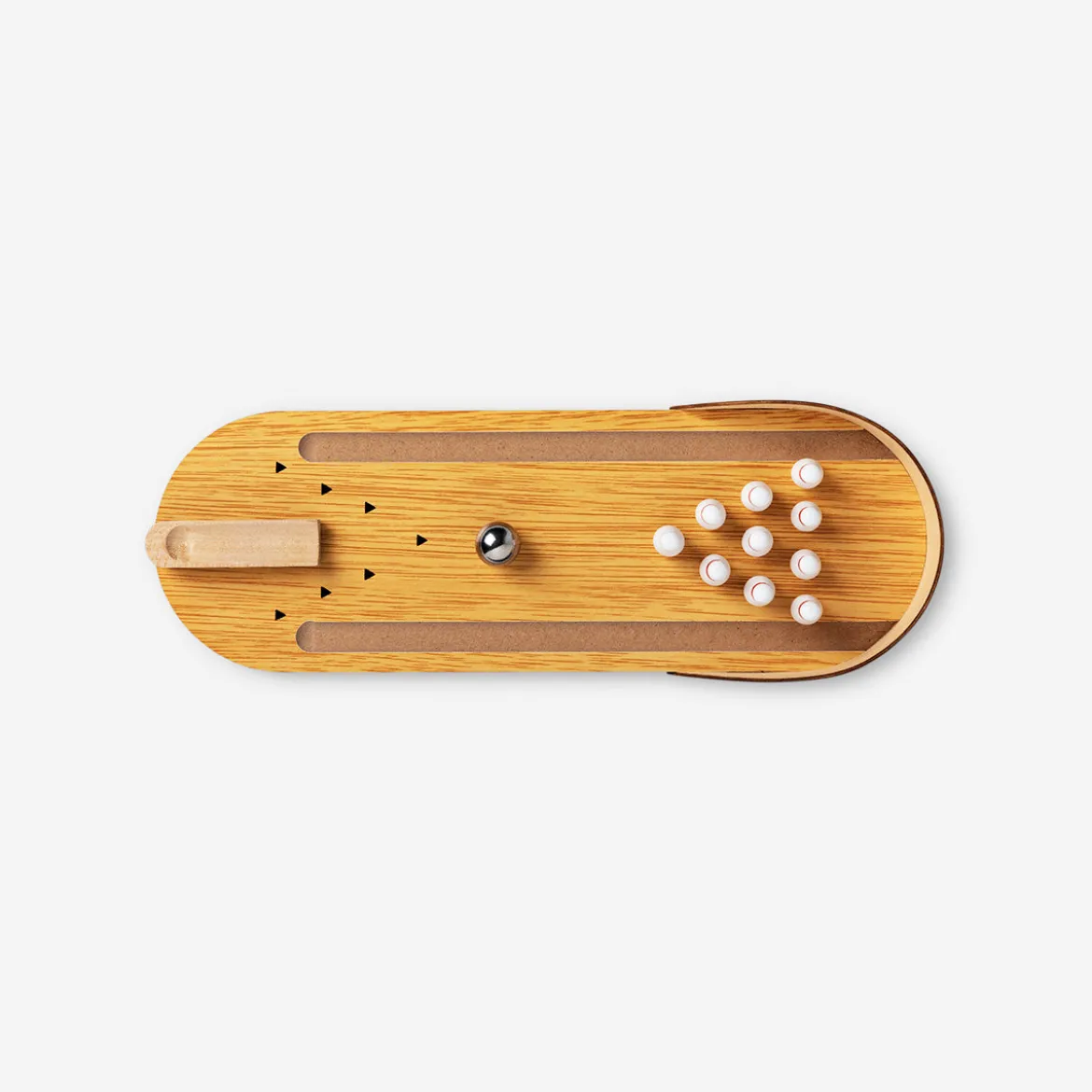 Gioco del bowling in legno