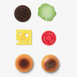 Hamburger da gioco - 6 pz