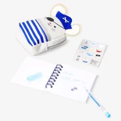 Kit di cancelleria nello zaino topo