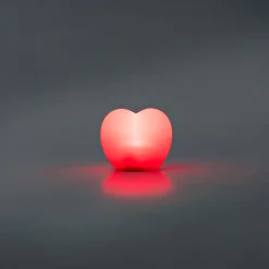 Lampada accogliente - Cuore rosso
