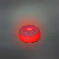 Lampada cosy - ciambella rosa