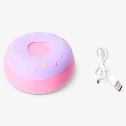Lampada cosy - ciambella rosa