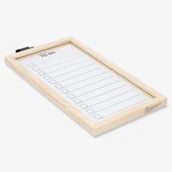 Lavagna planner con cornice in legno e pennarello