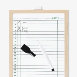 Lavagna planner in vetro con pennarello