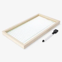 Lavagna planner in vetro con pennarello