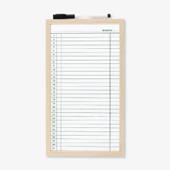Lavagna planner in vetro con pennarello