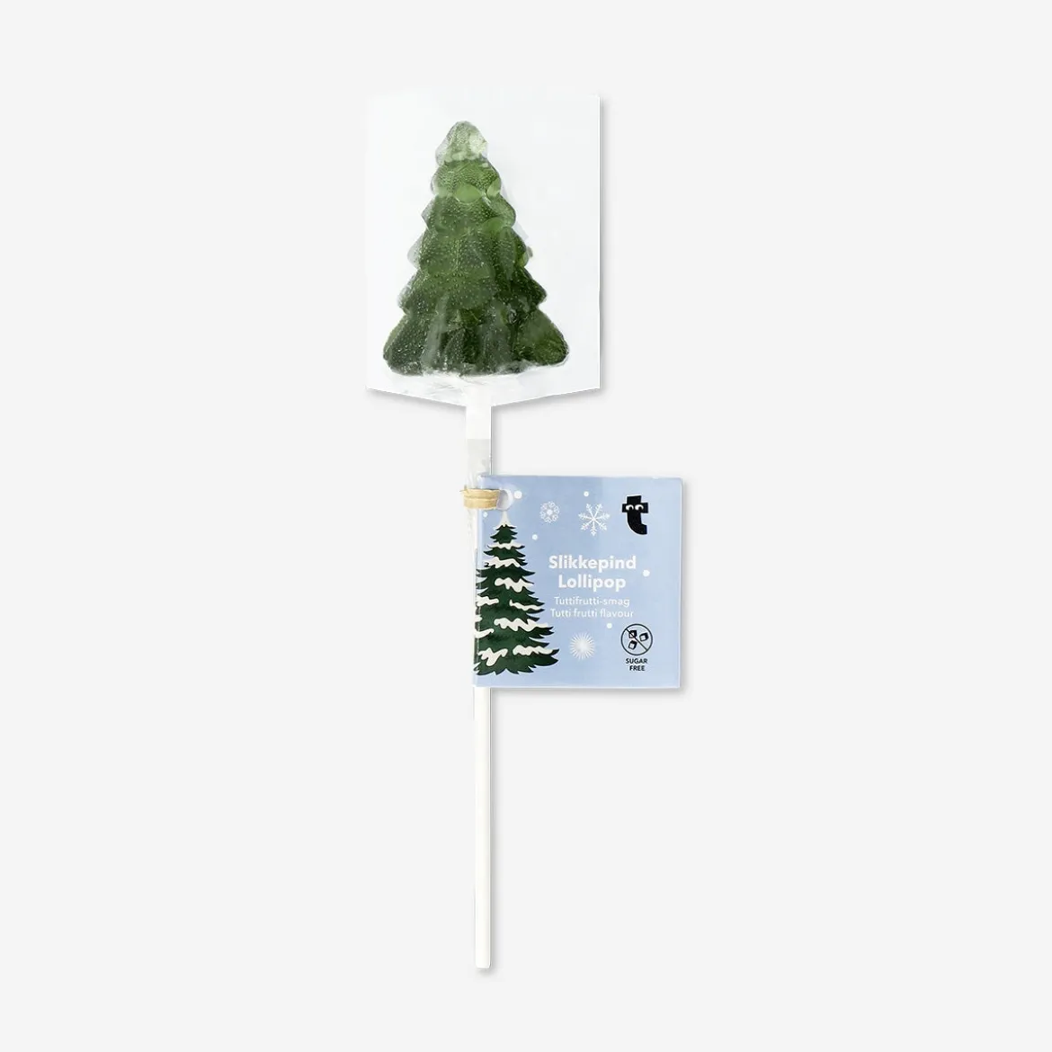 Lecca l'albero di Natale 3D su bastoncino
