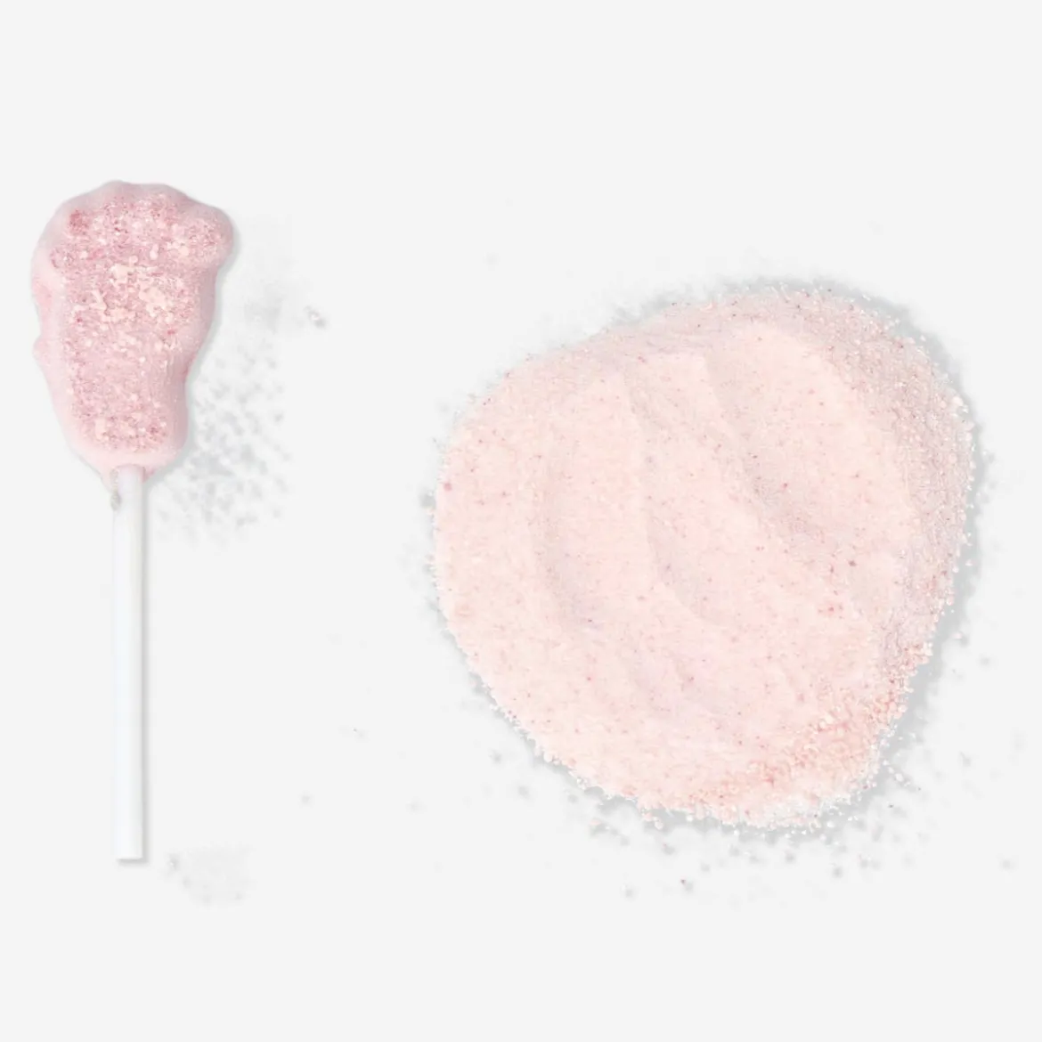 Lecca-lecca con polvere di lampone acido