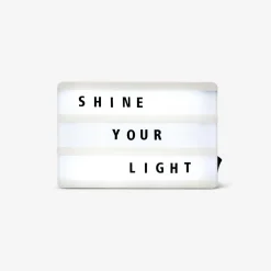 Lettere, numeri e simboli extra A6 light box - 100 pz