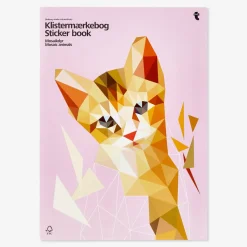 Libro di adesivi con animali a mosaico