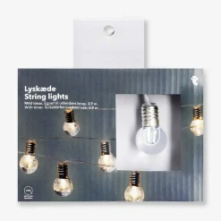 Luci a corda per All'aperto - Lampadine trasparenti