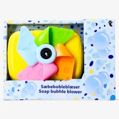 Macchina per bolle di sapone a forma di fotocamera