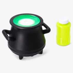 Macchina per bolle di sapone a forma di calderone nero