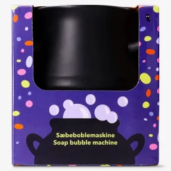 Macchina per bolle di sapone a forma di calderone nero