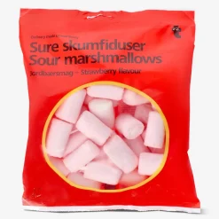 Marshmallow acidi. Sapore di fragole