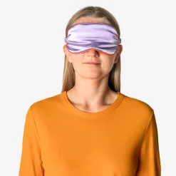 Maschera per dormire viola per adulti