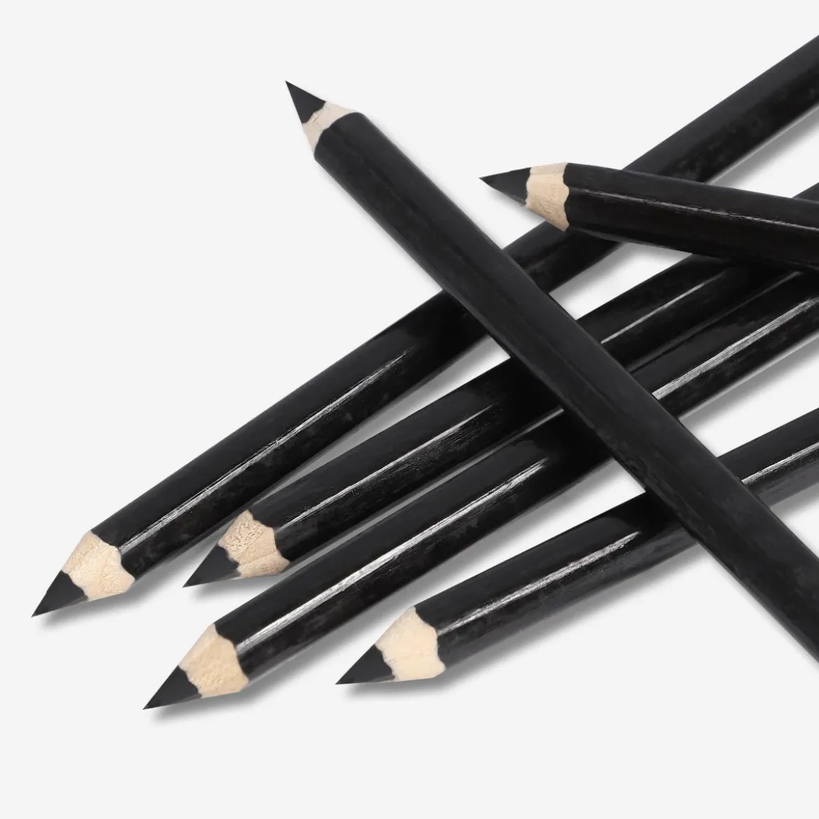 Matite a carboncino nere - 6 pz