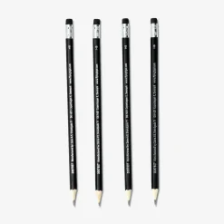 Matite HB con gomma - 5 pz