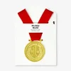 Medaglia rossa del vincitore