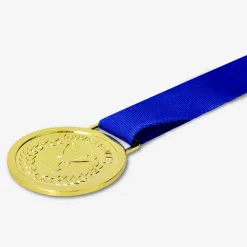 Medaglia vincente blu