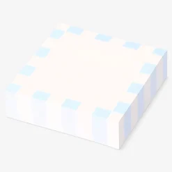 Memo adesivi blu a quadretti