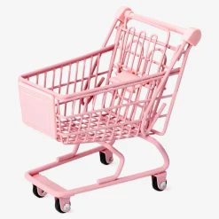 Mini carrello della spesa rosa