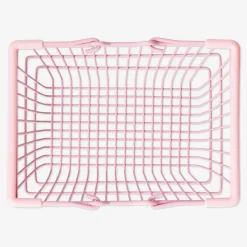 Mini cestino della spesa rosa