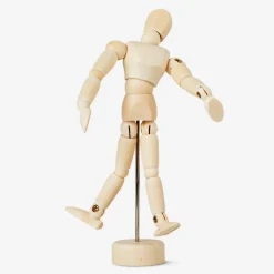 Modello di manichino in legno - 14 cm