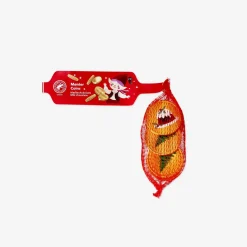 Monete di cioccolato natalizie in rete