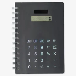 Notebook con calcolatrice. Ad energia solare