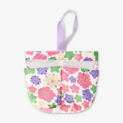 Organizer floreale da appendere per il bagno