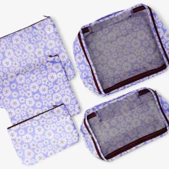 Organizer floreali viola - 5 pz