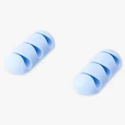 Organizzatori adesivi per cavi blu - 2 pz