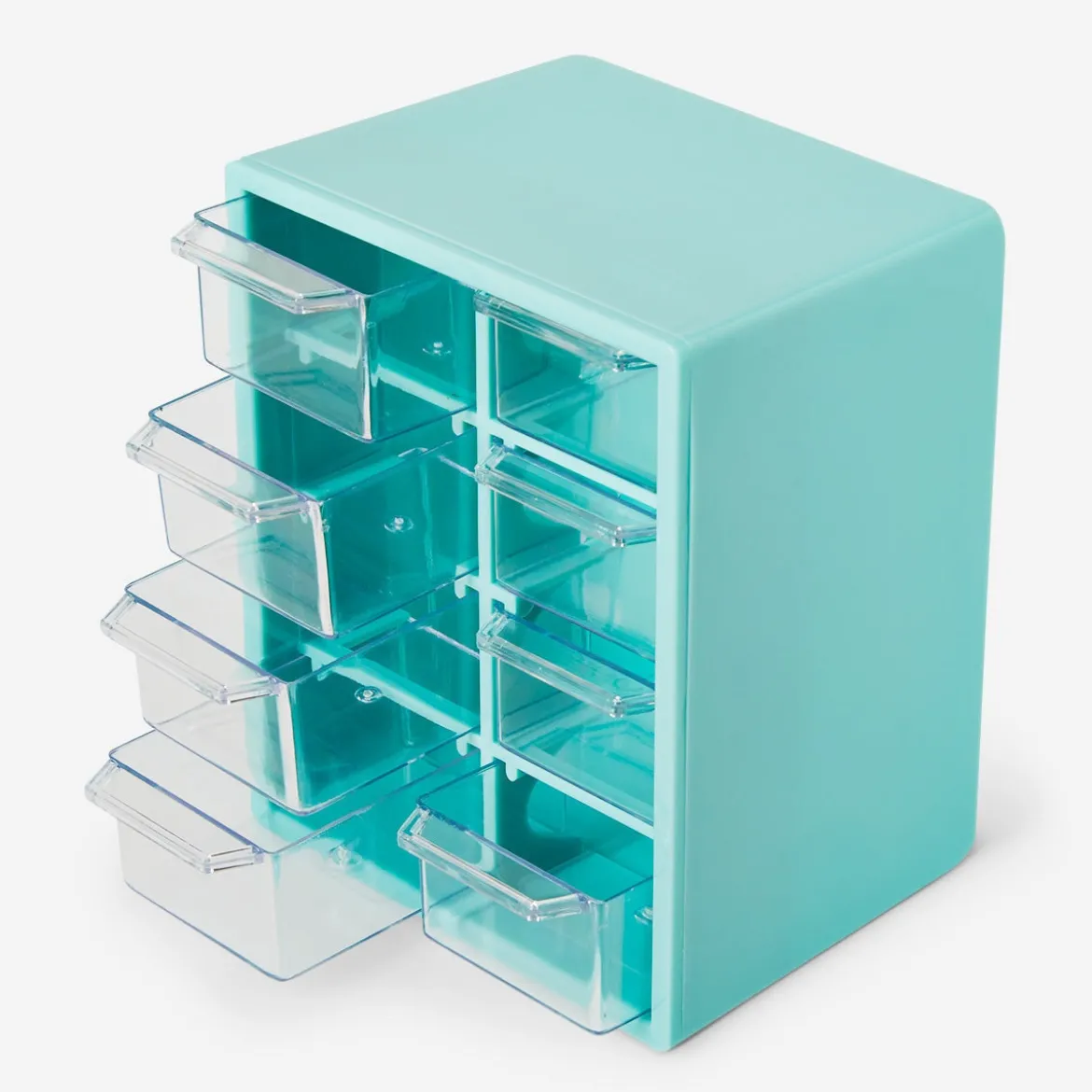 Organizzazione verde con 8 cassetti